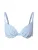NATURANA Bikinitop  blauw / wit