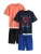 Next Pyjama kort  marine / ultramarine blauw / koraal / zwart