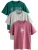 Next Shirt  lichtgrijs / groen / magenta / wit