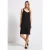 Street One Dames Jurk met knoopdetail in Zwart
