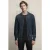 John Varvatos Zip Hoodiezip Hoodie Oiled Blue
