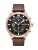 POLICE Analoog horloge ‘Wadden’  mokka / donkerbruin