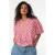 Zizzi gebloemde top roze