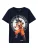 NAME IT Shirt ‘NKMjes Dragon’  navy / antraciet / oranje / wit