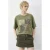 Leopardprint Pailletten Crew Neck T-shirt
