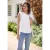 Street One Studio Dames Blouse met ronde hals in Wit