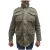 Pepe Jeans Gewone jas met kap en logo voor heren (Groen)