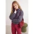 TRENDYOLMİLLA Dames Donkerblauw Dierenprint Lang Oversized Winter Jassen