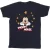 Disney Heren Mickey Mouse Sterren T-Shirt (Marineblauw)