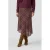 Anytime asymmetrische mesh rok bruin