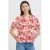 ICHI gebloemde blouse rood