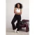 Trendyol Curve Dames Zwart Effen Hoge taille Grote maten Jeans