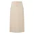 Plissé Midi Rok in Mousseline met Koord Dames COMMA
