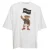 Palm Angels Pirate Bear losvallend wit T-shirt