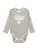 Hummel Rompertje/body ‘Flipper’  grijs gemêleerd / wit