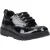 Hush Puppies Keeley Meisjes Zwarte Veterschoenen Van Leer