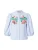 Essentiel Antwerp Blouse ‘JAIDEN’  lichtblauw / groen / donkeroranje / rosa