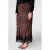 MS Mode midi rok Plus Size met panterprint – bruin