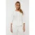 EsQualo Blouse R-neck Linen Off White