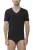 Mey Dry Cotton T-Shirt V-hals zwart, Effen