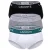 LACOSTE Slip  grijs / zwart / wit