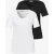 Street One Dames Basic Shirt in een 2-pack in Multicolour|Wit|Zwart