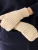 GOBI Cashmere Handschoenen met korte vingers ‘Rib-Knit Cashmere Gloves’  beige