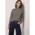 Trui met col en jacquardpatroon