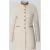WHITE LABEL regular fit lange jas van viscosemix met opstaande kraag