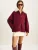 Bianco Lucci Wintermantel  bordeaux