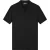 Malelions Men Chunky Waffle Buttonless Polo | Black