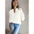 Street One Studio Dames Seersucker blouse met ruches in Wit