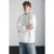 Oversized sweater met geribde ronde hals