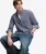 Preppy Oxford Overhemd Relaxed Pasvorm Blauw
