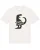 Watapparel Shirt ‘Papasaurus’  lichtgrijs / zwart / wit