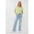 EsQualo T-shirt Puff Slve Modal Apple Green