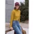 Effen shirt met lange mouwen en col
