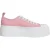Dolce & Gabbana Roze Witte Canvas Logo Lage Sneakers Schoenen