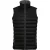 SOLS Heren Wave Gevoerde Waterafstotende Bodywarmer/Gilet (Zwart)