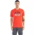 Geprinte Crew Neck T-Shirt met Patch