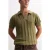 Heren Textured Katoen Polo T-Shirt