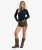 Polka Dot Jersey Short Slanke Pasvorm Brown