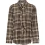 Only onlguka l/s tie assy check shirt wv 15381945 slate black
