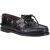 Sperry Authentic 2 Eye Dames Bootschoenen Van Zwart Leer