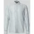 Jake*s Slim fit business-overhemd van linnenmix met kentkraag
