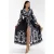 Florale Maxi Jurk met V-hals en Strikdetail