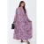 Comfortabele Patroon Maxi-jurk