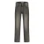 Raizzed straight leg jeans grey denim
