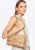 Wittchen Dames eco-leren schoudertas, twee compartimenten, klein, beige