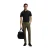 Boss Heren-poloshirt met geborduurd Paddy-logo, regular fit (Zwart)